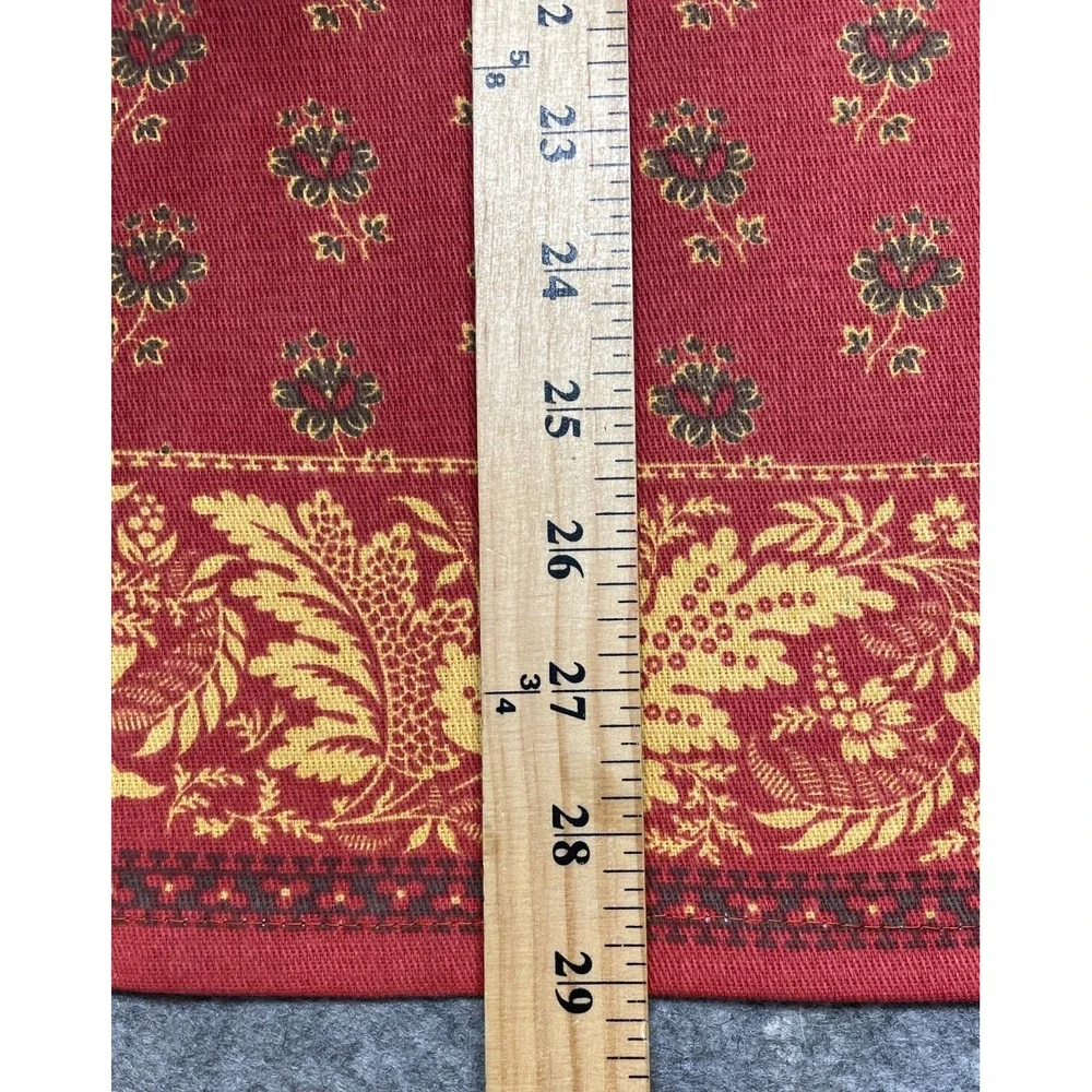 Williams Sonoma Provence Kitchen Tea Dish Towel Red Yellow